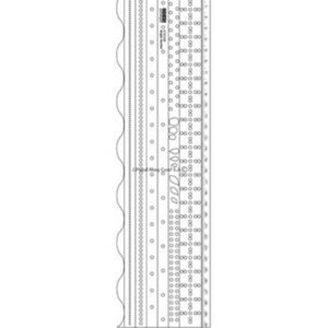 Plantilla IDEAS para marcar puntos de bordado 30 x 8,5 cm