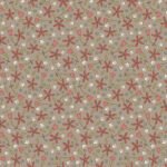 DOWN TINSEL LANE -Poinsettias – Taupe