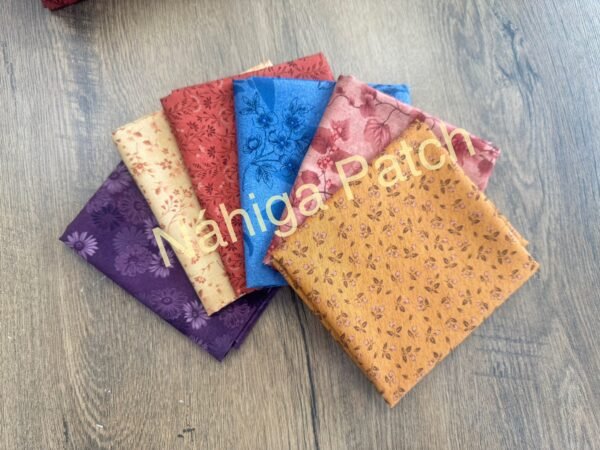 Pack telas Flossie's Flowers - Mod. B
