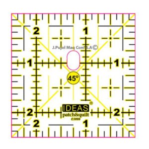 Ideas regla para bloques - 2 1/2 x 2 1/2 inch