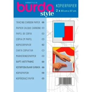 Papel de Calco Burda (rojo y azul)